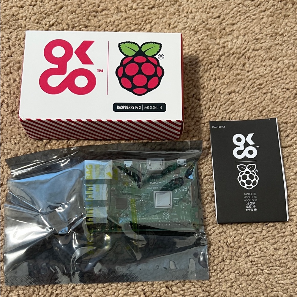 New Raspberry Pi 3 Model B(open box)